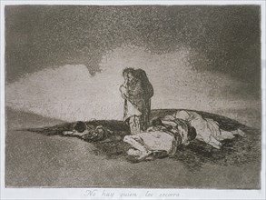 The Disasters of War, a series of etchings by Francisco de Goya (1746-1828), plate 60: 'No hay qu?