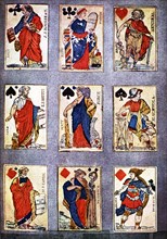 French Revolution, playing cards, 1793.