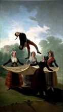 'The Wimp', 1791-1792, oil by Francisco de Goya.