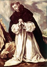 Saint Domingo of Guzmán, oil by El Greco.