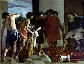 'Joseph's tunic', oil Painting by Diego Velazquez.