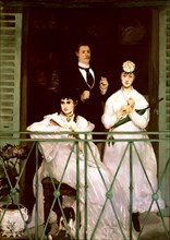 The Balcony', 1869, first exhibited in Paris at the Salon of 1869.