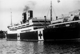The ship 'Marques de Comillas', become hospital ship during the Spanish Civil War of 1936-1939.