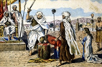 Persecution of Christians of Córdoba (822-852) by the Emir Abd-al-Rahman II, including Saint Eulo?