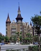 Terrades House, known as 'Casa de les Punxes', built in 1905 by the architect Josep Puig i Cadafa?
