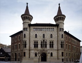 Building of the Barcelona Conservatory of Music, 1916, designed by Antoni de Falguera i Sivilla.