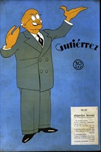 Lerroux García, Alejandro (1864-1949), Spanish politician, caricature on the cover of the satiric?