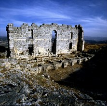 Ruins of the Roman theater at Acinipo in Ronda.