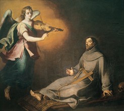 'Ecstasy of St. Francis of Assisi', oil by Bartolome Murillo.