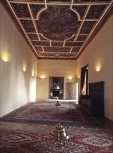 Pilate House in Seville, room on the second floor with a ceiling decorated with Paintings, 1608.