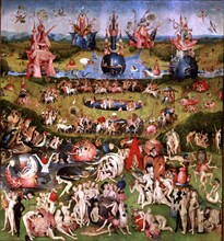Central Panel of the triptych by El Bosco 'The Garden of Earthly Delights'.