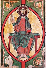 Pantocrator', Romanesque Table from 11st - 12th century.