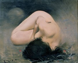 Woman nude', 1894, by Ramon Casas.