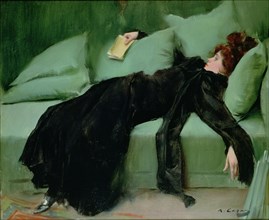 After the ball' by Ramon Casas, 1895.