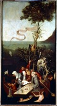 The Ship of fools' painting by El Bosco (1450-1516).