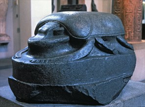 Sacred scarab representing the Khepri incarnation. From the ancient city of Heliopolis.