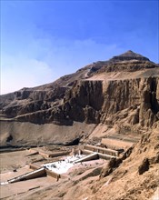 Mortuary temple of Queen Hatshepsut or 'Dyeser-Dyeseru', located in ancient Thebes (Deir el - Bah?