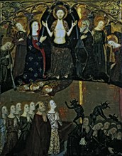 Altarpiece of Fray Martin de Alpartir, detail of the scene of the Last Judgment. Work of the Cata?