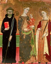 Virgin and Child, Saint Benedict and Saint Olive.