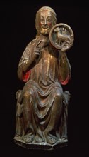 Saint John the Baptist, woodcarving sculpture.