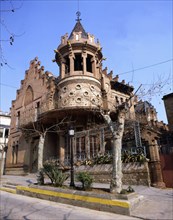 Roura House, also known as 'Ca la Bianga', 1891-1892, work by Lluis Domenech i Montaner.