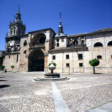 Façade of the Cathedral of the Assumption in El Burgo de Osma.