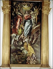 Assumption of the Virgin', oil by El Greco.