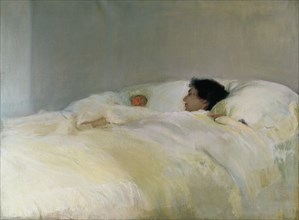 'Mother', oil, 1895, by Joaquin Sorolla.