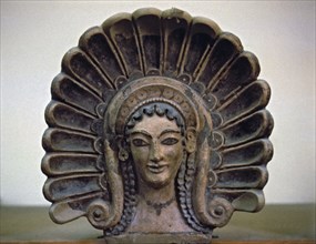 Antefix from the Etruscan temple of Veies.
