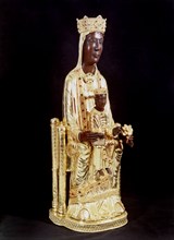 Image of the 'Virgin of Our Lady of Torreciudad', carving in poplar wood from 11th century.