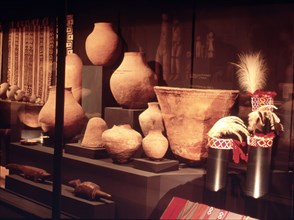 Different ceramic vessels of the Guarani culture.