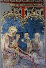 'The Nativity', representing the Virgin and Child and the figures of Mary Salome and Joseph (thi?