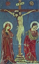 'The Crucifixion, with St. Tecla and Paul', tempera on canvas, c. 1334 - 1340, from the Cathedra?