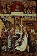 'The Annunciation', table of the Verdu altarpiece, tempera on wood made around 1434, from the pa?