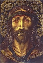 'The Holy Face', tempera on wood by John Gascó.
