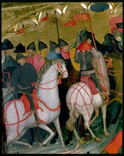 Beheading of St George (detail), table in the 'Altarpiece of the Virgin and St. George', tempera ?