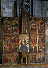 Altarpiece of the Solivella Castle, dedicated to the Virgin, work signed towards 1425.