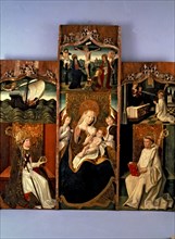 'Canapost Altarpiece', on 1490, dedicated to the Virgin, Saint Nicholas and Saint Bernard.