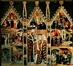 Altarpiece of St. Mark and St. Ania, Painted around 1346 by the Painter introducer of Italian-Got?