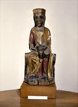 Virgin and Child, polychromed sculpture.
