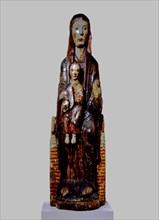 Virgin and Child, polychromed sculpture.