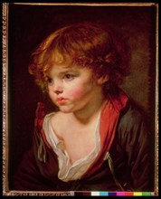 'Blond child with opened shirt' by Jean Baptiste Greuze.