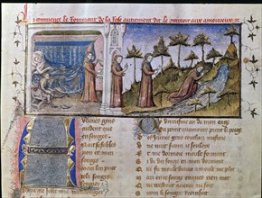 Le Roman de la Rose, codex, miniature on page 2, work by Guillaume de Lorris.
