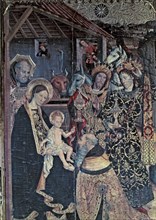 Central table of the Condestable altarpiece. 'Epiphany ' (1464-1465), in the Chapel of Saint Agat?