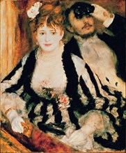 'The Box', 1874, oil painting by Auguste Renoir.