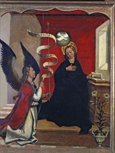 The Annunciation', c. 1520, work by Juan de Borgoña.