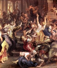 'Massacre of the Innocents', detail of an oil painting by Peter Paul Rubens.