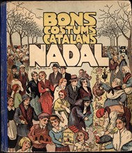 Cover of the children's book 'Nadal' (Christmas), from the collection 'Bons costums Catalans'. Il?