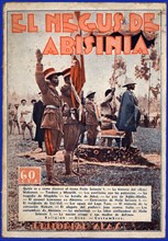 Cover of the book 'Haile Selassie I, Negus of Abyssinia'. Barcelona, 1935.