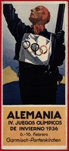German tourist brochure. 4th Olympic Winter Games, Garmisch-Partenkirchen, 1936.